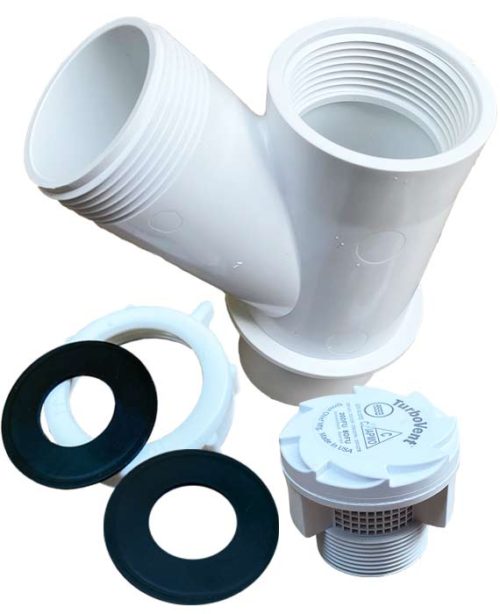 STANDPIPE SEAL Kit – TurboVent, Collar and 2 Gaskets – (7/8” & 1 1/8 ...